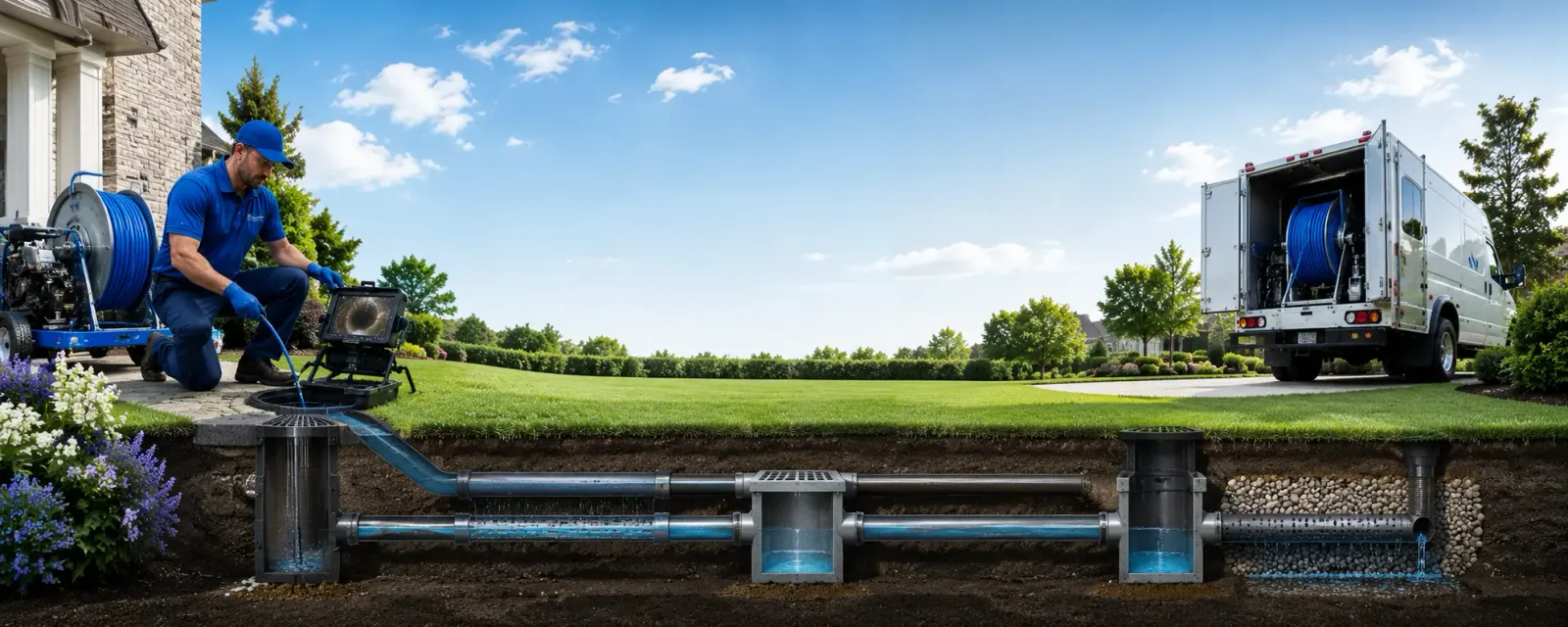 Outdoor drain cleaning information for Avoca, TX